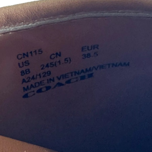 NEW Coach Hadley Signature Jacquard Slipper Size 8. Minor defect on insole - Picture 3 of 6